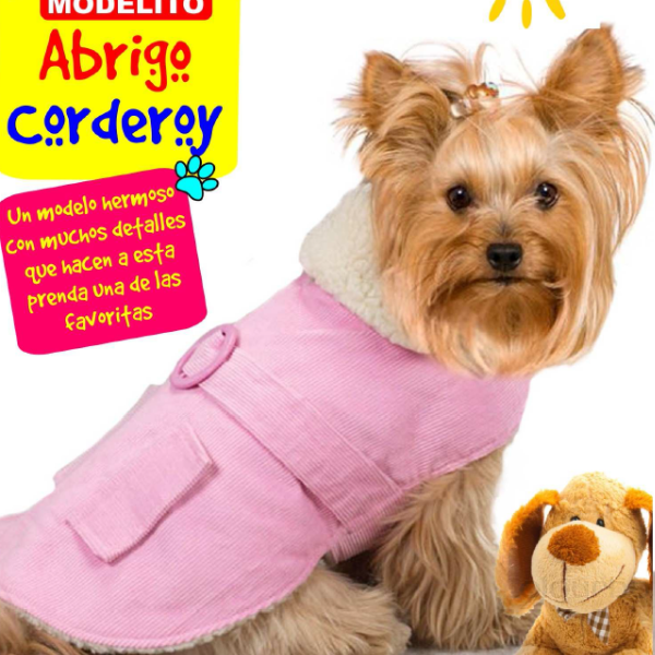 abrigo borreguito para perro