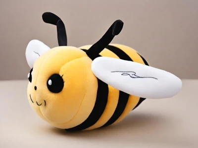 abeja de peluche