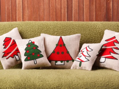 cojines navideños